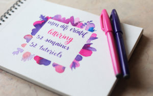 défi lettering