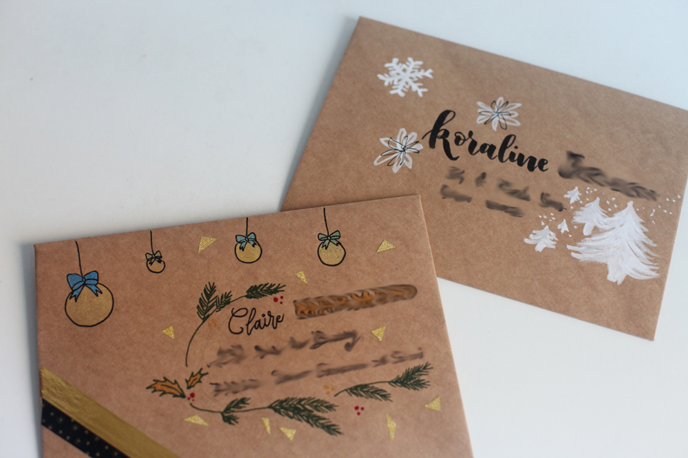 Comment décorer une enveloppe de Noël? 15 idées super festives!