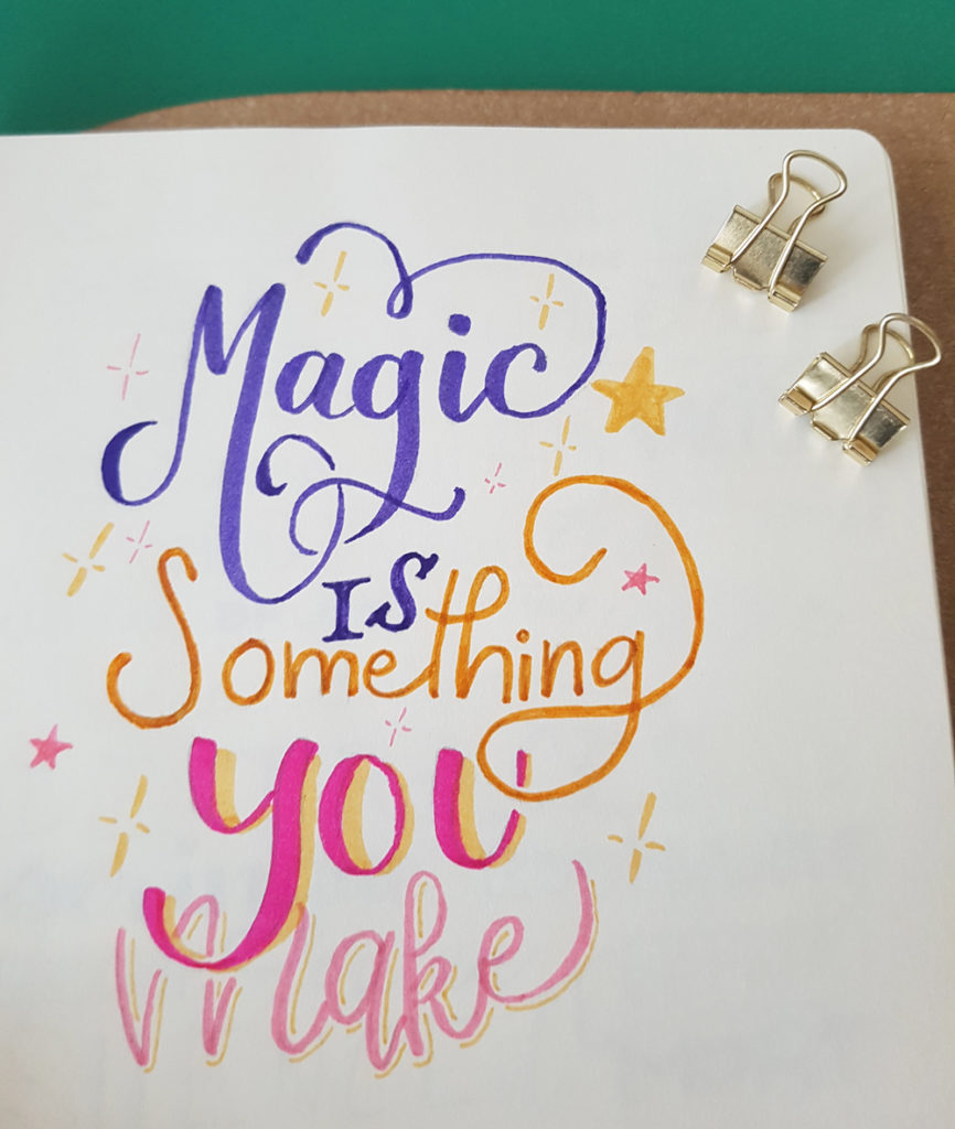 ~ Quels feutres et quelles couleurs pour mon lettering ? ~ - Lettering ...