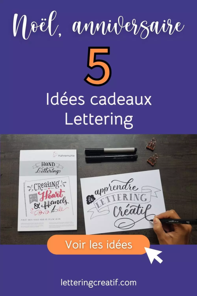 5 idées de cadeaux pour un fan de lettering