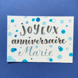 anniversaire carte bleue