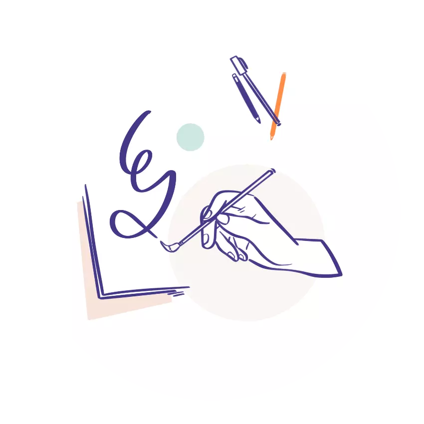 Le matériel de lettering créatif