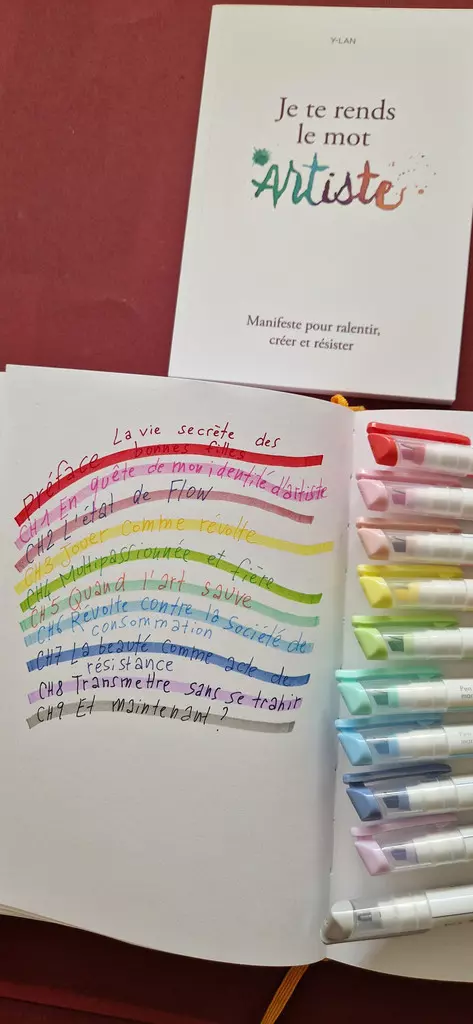 test arc-en-ciel de mes 10 feutres Ninipie